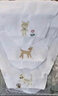 全棉时代婴儿隔汗巾纱布吸汗儿童宝宝幼儿园纯棉垫背巾小熊小鹿小猫3条/袋 实拍图