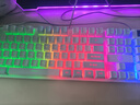 银雕(YINDIAO) KM500有线发光键盘鼠标 机械手感游戏电竞笔记本台式电脑外设 薄膜键鼠套装 白蓝 实拍图