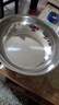 【不锈钢】和面盆厨房烘焙家用火锅盆洗菜打蛋汤锅盆醒面盆料理盆 32cm【热卖款】不锈钢 和面盆 实拍图