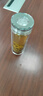 特美刻（TOMIC）双层玻璃杯银离子抗菌茶水分离杯钛水杯办公泡茶杯双十一送礼 实拍图