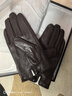野外寻梅真皮手套男薄款春秋季开车骑行摩托车手套可触屏头层单皮羊皮手套 男款棕色 L（适合男士正常手围） 实拍图