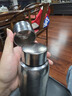 TUNE-PATTERN纯钛保温杯双层高档磁吸钛杯焖泡茶杯养生钛水杯中秋节礼品钛杯子 炫目银【送皮质杯套+杯刷】560ml 实拍图