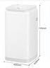 海尔（Haier）波轮小型洗衣机全自动3公斤60℃除菌螨家用母婴儿童内衣迷你洗脱一体童锁LED触控玻璃盖以旧换新 【小小神童】+15分钟速洗+除螨洗+超净洗+浓缩洗 实拍图
