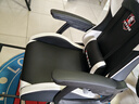 朗域轩品电竞椅可躺游戏椅人体工学椅子打游戏电脑椅久坐舒服人工力学座椅 逍遥丨骁骑黑-乳胶PU-四级气杆-搁脚-铝脚【按摩腰枕】 联动扶手 90°-135°/+35°逍遥 实拍图