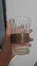 【采销严选】玻璃水杯带杯架套装家用茶杯防烫束腰耐热客厅水杯 杯架+六只风琴杯 320ml 1只 实拍图