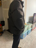 网易严选25新品90鸭绒超蓬羽绒服休闲面包服石墨烯保暖轻量抗菌防泼水 25秋冬立领-静谧黑 2XL 实拍图