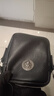 阿诺妮斯真皮迷你小包单肩包男士小皮包斜挎包竖款男包头层牛皮休闲手机包 1708-3老虎头 实拍图