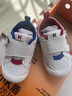 卡特兔宝宝学步鞋秋季小K盾机能鞋男女童宝宝幼儿园小白鞋婴儿鞋X3CE016 实拍图