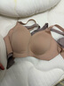 嫚熙（EMXEE）哺乳内衣孕妇文胸喂奶前开扣聚拢有型怀孕期胸罩 【肤色】2mm轻薄杯清凉排湿 L 实拍图