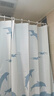 RIDDER 德国进口浴帘防水不霉浴室卫生间隔断洗澡淋浴动感海豚180*200cm 实拍图