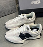 NEW BALANCE NB327官方秋冬休闲鞋男鞋女鞋情侣舒适增高鞋百搭潮流厚底运动鞋 米灰色/白色 MS327FE 36 (脚长22cm) 实拍图