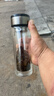 【⭐京东物流配送】高硼硅双层玻璃杯大容量泡茶杯水杯子茶水分离 【双层加厚】茶杯 350ml 1只 实拍图