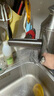 BSITN飞雨瀑布厨房水龙头四档水花冷热出水洗菜盆水龙头水槽龙头B7050 实拍图