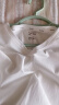 全棉时代抗菌打底衫情侣男女V圆领T恤背心吊带白色（男士V领）L 实拍图