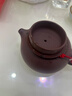 徐保国紫砂壶宜兴手工原矿全紫砂功夫泡茶围炉煮茶围炉煮茶茶具套装扁西 底槽清 光素球孔 200ml 实拍图