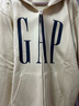GAP男女装2025秋季新款logo印花抓绒宽松运动连帽衫卫衣786920 米色 L (175/96A) 亚洲尺码 实拍图