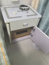 虎牌保险柜家用智能床头保险柜隐形式无线充电小型木质抽屉全钢防盗一体隐藏式保险箱密码指纹解锁 【轻奢款】白色（无线充电+三色灯+感应灯） 指纹解锁（指纹/密码/钥匙） 实拍图