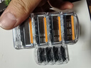 吉列刀片 刮胡刀干净不留黑点 锋隐5剃须刀片 剃须刀手动 剃须刀片 适配锋隐5致顺 5层刀片 16刀头 非吉利 实拍图
