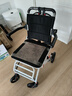 誉邦轮椅折叠超轻便携式老人儿童迷你小简易上飞机旅行代步手推车 1|碳钢双弹簧减震*8寸实心轮【轻巧易携带】 实拍图