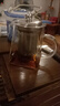 润群玻璃茶壶不锈钢过滤花茶煮泡茶壶耐高温加厚红茶茶具套装家用 350毫升方壶 茶壶一个 实拍图
