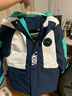 鸭鸭（YAYA）儿童羽绒服男童中长款户外加厚冬季中大童装上衣外套SN 藏青色 130 实拍图
