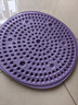 SMOOKY指压板脚底按摩脚垫穴位疏通脚心指压板仿鹅卵石圆形垫慢跑 优雅紫【圆形直径约55cm】 实拍图