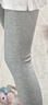 猫人秋裤女士秋冬25新款螺纹保暖裤可外穿提臀收腹显瘦打底裤浅灰XL 实拍图