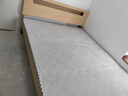 图柔【顺丰闪发】床实木床现代简约双人床主卧大床单人床出租床 单床+5CM床垫 1.5*2米 框架结构 实拍图