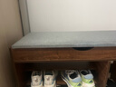 米客米家（MIKEMIJIA）鞋柜换鞋凳子家用门口简易置物架出租屋用多层鞋子收纳架可坐鞋柜 【两层靴位】原野橡木色80 实拍图