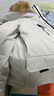 京东京造【进口极寒95鹅绒服】羽绒服男外套女冬季新款中长款 冰川灰 M 实拍图