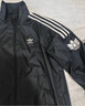 adidas休闲简约三条纹梭织立领夹克外套男装秋季阿迪达斯三叶草   黑色（推荐选大一码）   XL 实拍图