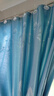 现代简约遮光窗帘加厚卧室窗帘客厅阳台隔断帘窗帘（不带杆） 郁金香-天蓝色 宽1.5米*2.2米高一片【打孔款】 实拍图
