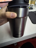 小熊（Bear）保温杯 咖啡杯316L不锈钢 双饮男女生高级水杯银色350ml伴手礼物 实拍图