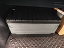 悦卡后备箱收纳箱车载储物箱车用折叠整理箱户外露营置物箱汽车用品 【升级款加厚】大号60L平盖黑灰 实拍图