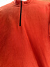 迪卡侬（DECATHLON）保暖户外抓绒衣外套男女运动宽松秋摇粒绒外套冲锋衣内胆 男款-半拉链-橙红色 L 实拍图