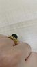 周六福足金999金玉满堂和田玉戒指女生日礼物Y0111649 活口12号  晒单实拍图