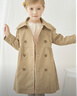 戴维贝拉（DAVE＆BELLA）2025新款大童女装中大童风衣外套儿童大衣女童秋季小女孩秋天 卡其色【常规款】 120 cm（建议身高110-120cm） 实拍图