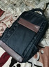 高尔夫（GOLF）电脑包多功能15.6英寸笔记本电脑背包USB装置商务男士双肩包黑色 实拍图