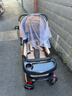 豪威 婴儿推车可坐可躺双向便携婴儿车0-3岁轻便BB手推车（全车可水洗） 卡其色+旗舰款+可坐躺双向+音乐餐盘（全车可水洗） 实拍图