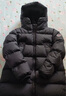 保姆鹅  儿童羽绒服宝宝中长款护脸加厚鸭绒外套防风保暖童装冬[NG2664] 炭黑 150 实拍图