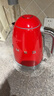 SMEG/斯麦格复古电热水壶KLF04烧水壶大容量家用不锈钢恒温养生壶泡茶热牛奶自动断电保温生日新年礼物 1.7L 红色 实拍图