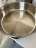 荣事达电煎锅 0涂层304不锈钢电热锅加深加大家用多功能早餐机烙饼锅电蒸锅电火锅炒菜锅电饼铛 34CM-加厚304不锈钢/6档火力 实拍图