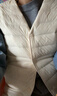 雪中飞经典新款基础舒适轻薄羽绒便捷短款保暖羽绒小马甲轻盈便携舒适 黎蔓卡其|7202-女 L 170/92A 实拍图