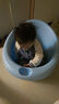 世纪宝贝（babyhood）维尼浴桶 儿童泡澡桶 宝宝加厚洗澡盆 婴儿游泳桶赠浴凳 304蓝 实拍图