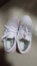 特步板鞋女鞋小白鞋女秋季潮流轻便舒适港风气质韩版街拍旅游休闲鞋子 力荐-白粉红【甩标】 37 实拍图
