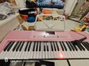 美科（Meirkergr）MK-288粉色智能版+琴架 61键多功能教学电子琴儿童初学乐器连接话筒耳机手机pad带琴架 实拍图