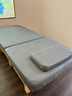 萌海豚 按摩床美容床美容院专用中医推拿床家用理疗床带洞纹绣美体采耳 实木8cm腿【灰色麻布】长190宽80 实拍图