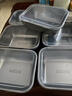 316带盖食品级保鲜盒特厚316不锈钢盒子摆摊野餐分装盒 升级特厚款6个装带密封盖 实拍图