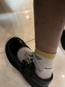意尔康童鞋秋季女童皮鞋开学必备表演鞋学生鞋时尚单鞋儿童公主鞋黑色34 实拍图