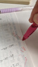 晨光（M&G）文具GP1008 按动中性笔学生0.5红笔签字笔商务子弹头水笔高颜值办公用品 红色 3支/盒 实拍图
